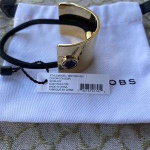 🌟 MJ Logo Disc Cuff Ponytail Holder